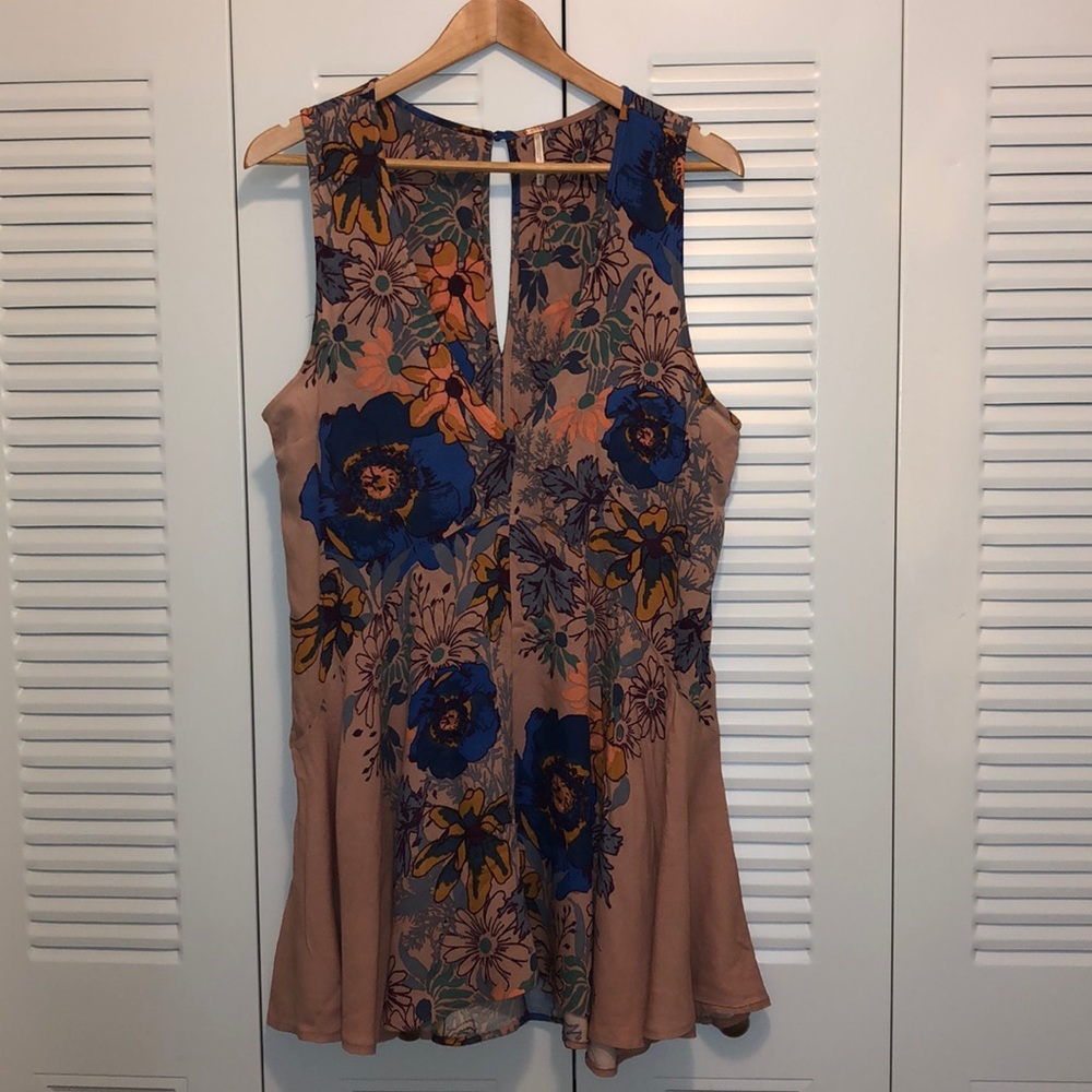 SOLD Free People Floral Tunic Dress
